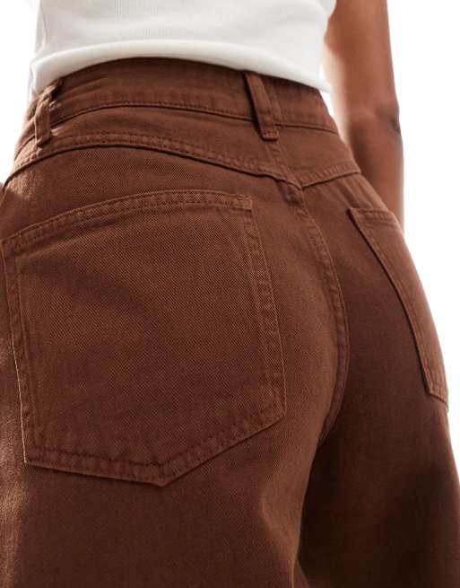 Pantalones cortos vaqueros de pernera ancha de ASOS DESIGN, 5 de 5