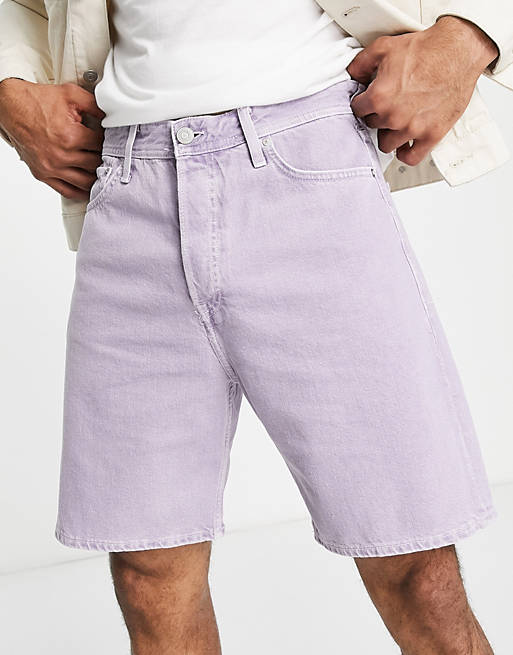 Hombre Other | Pantalones cortos vaqueros lila de corte holgado de Jack & Jones Intelligence - IJ04767