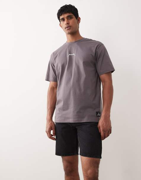 Pantalones cortos vaqueros negros de corte recto Edge de ONLY & SONS - view 1