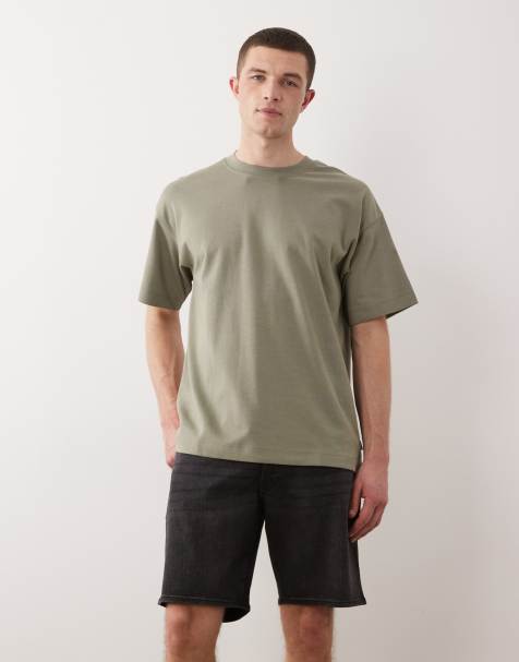 Pantalones cortos vaqueros negros de corte slim Rick de Jack & Jones - view 1