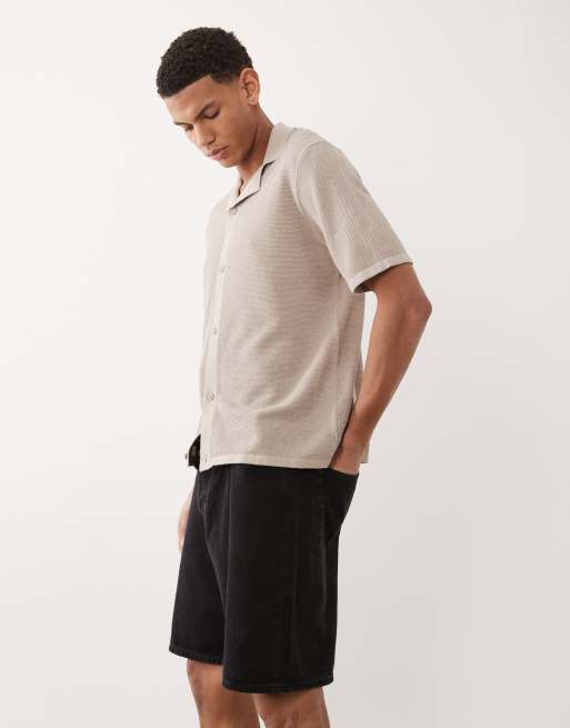 Pantalones cortos vaqueros negros de corte suelto Tony de Jack & Jones, 3 de 5