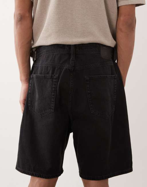 Pantalones cortos vaqueros negros de corte suelto Tony de Jack & Jones, 5 de 5
