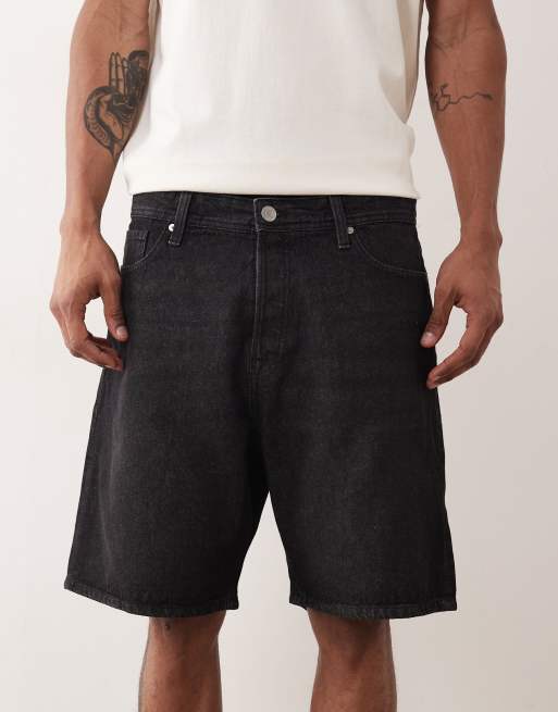 Pantalones cortos vaqueros negros de corte suelto Tony de Jack & Jones, 5 de 5