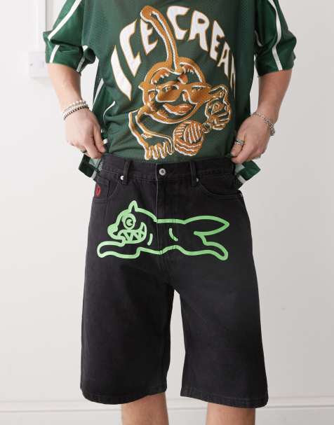 Pantalones cortos vaqueros negros Running Dog de ICECREAM - view 1