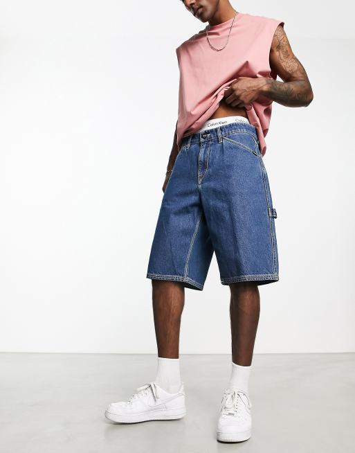 Pantalones cortos vaqueros utilitarios azul añil lavado Labored de Volcom