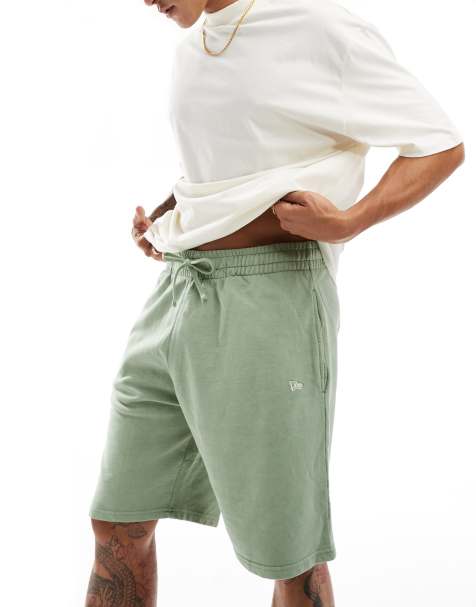 Pantalones cortos verde lavado de punto de New Era - view 1
