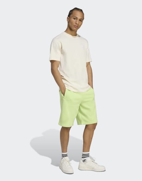 Pantalones cortos verde lima Trefoil Essentials de adidas Originals - view 1
