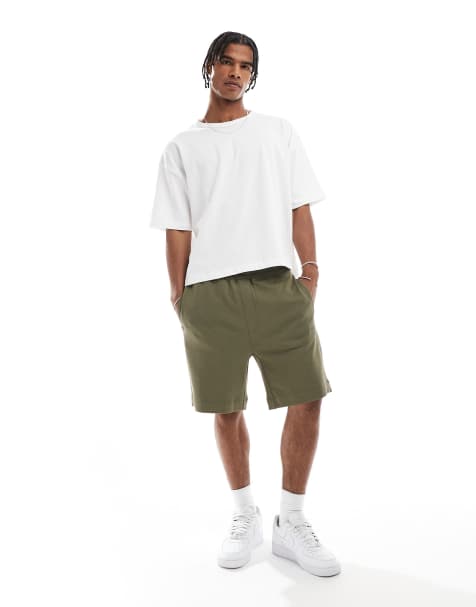 Pantalones cortos verdes de tejido de sudadera de Boss Orange - view 1