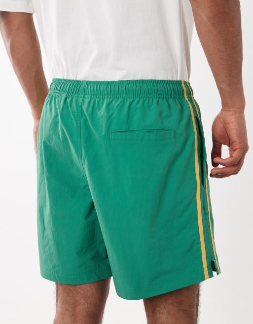 Pantalones cortos verdes deportivos de nailon de Jack & Jones, 4 de 5