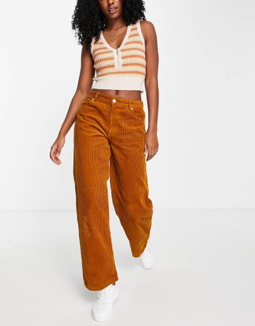 Pantalones dad de pana de | ASOS