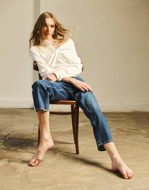 Pantalones de campana capri azul intenso de Topshop, 2 de 7