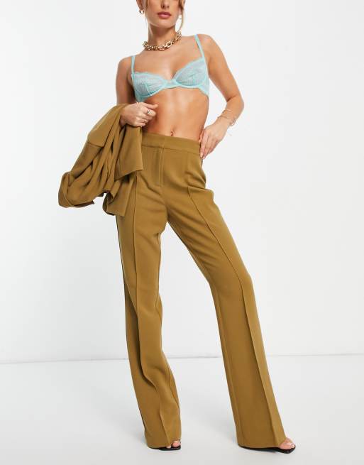 Pantalones de campana color oliva de sastre de Y.A.S (parte de un conjunto), 4 de 4