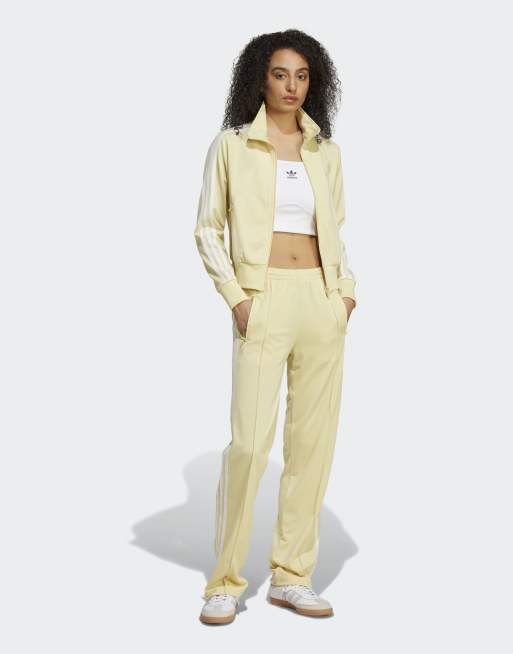 Pantalones de chándal amarillo pastel Firebird de adidas Originals