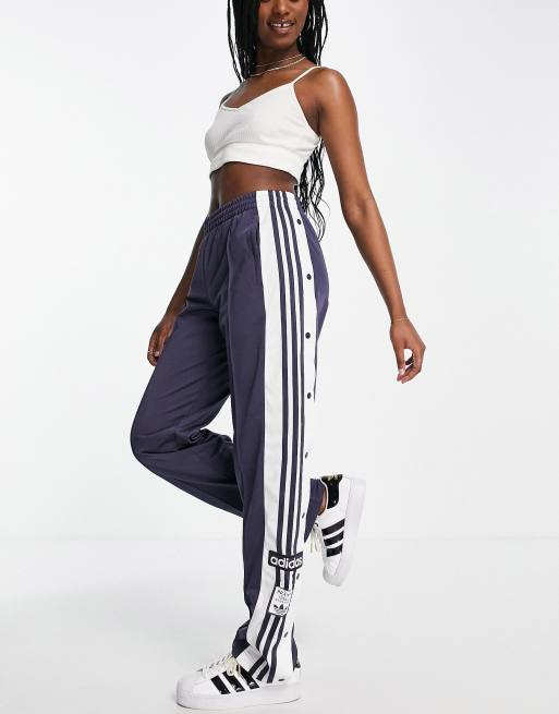 Pantalones en menta con botones de presión adicolor de adidas Originals, ASOS