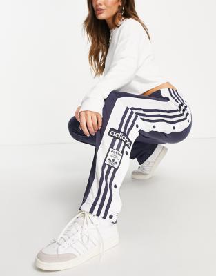 Pantalones chándal azul marino con botones de presión Adibreak de Originals | ASOS