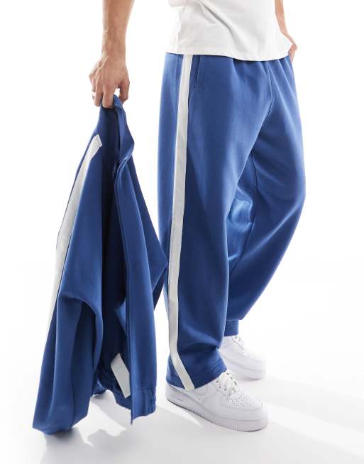 Pantalones de chandal azul real holgados de Hollister parte de un conjunto ASOS