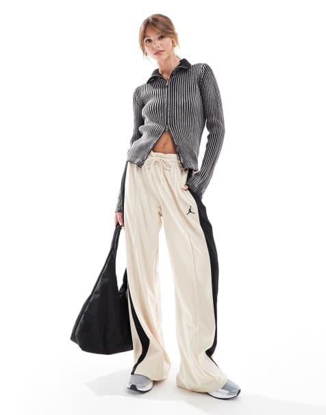 Pantalones de chándal beis y negros de punto de Jordan - view 1