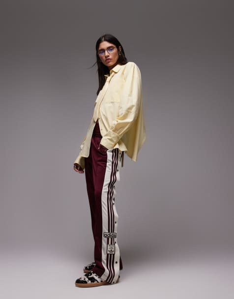 Pantalones de chándal burdeos Adibreak de adidas Originals - view 1