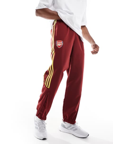 Pantalones de chándal burdeos y amarillos con diseño del Arsenal Urban Purist de adidas Football - view 1