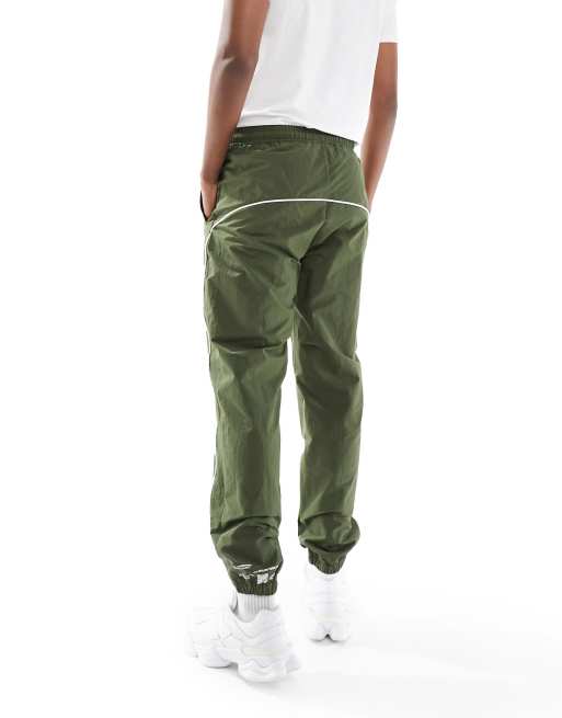 Pantalones de chándal caquis de nailon de Sixth June (parte de un conjunto), 4 de 5