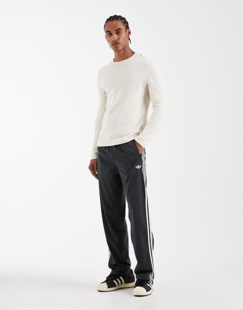 Pantalones de chándal gris oscuro Firebird exclusivos en ASOS de adidas Originals - view 1