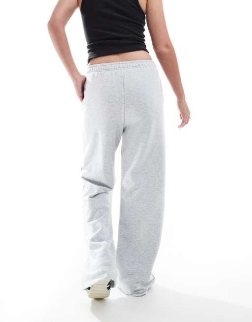 Pantalones de chándal grises clásicos de pernera ancha de felpa de Cotton On  , 2 de 4