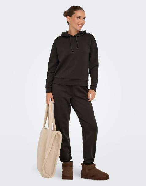 Pantalones de chándal marrón chocolate carey de Only Play - view 1