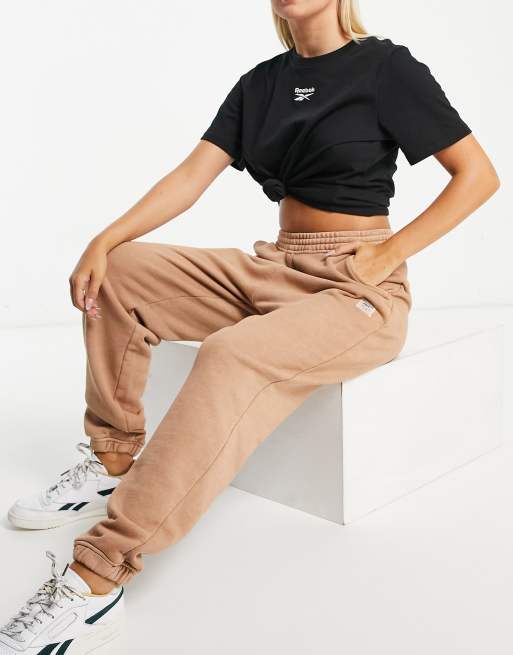 Pantalones reebok marron clearance