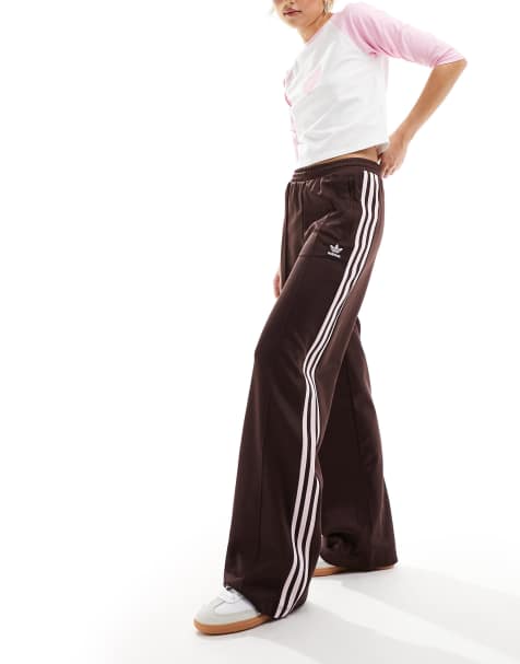 Pantalones de chándal marrones y rosas de estilo retro Beckenbauer de adidas Originals - view 1