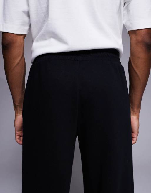 Pantalones de chándal negros de pernera recta de ADPT, 5 de 5