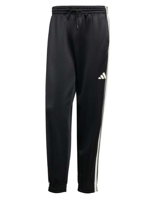 Pantalones de chándal negros y blanco hueso Stadium de adidas Performance, 4 de 5