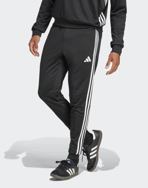Pantalones de chándal negros y blancos Tiro 25 Essentials de adidas Football - view 1