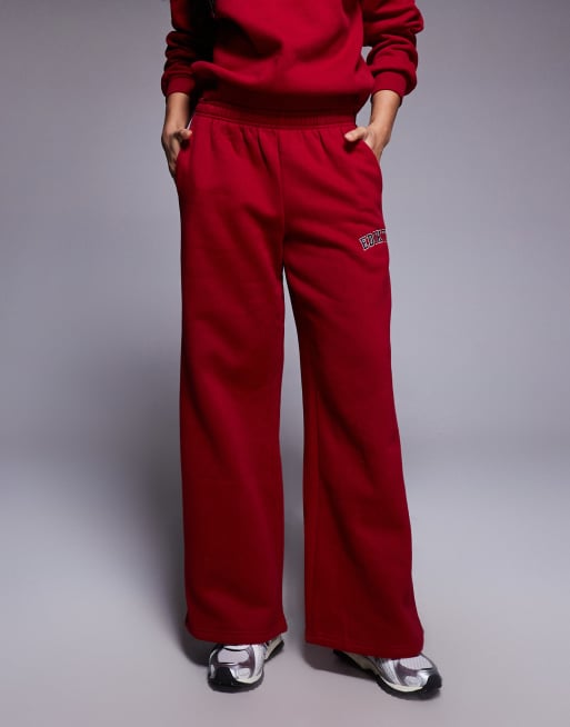 Pantalones de chándal rojo Major de Edikted (parte de un conjunto), 4 de 5