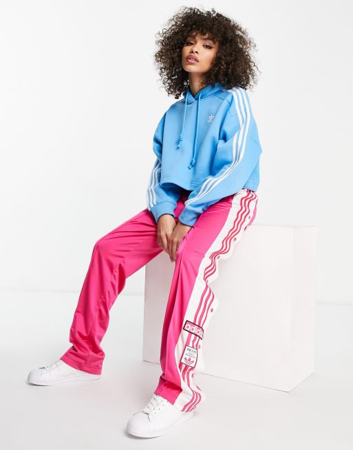 Pantalones de rosas con botones de presión Adibreak de adidas Originals ASOS