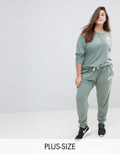 Marketing de motores de búsqueda Geografía Pompeya Pantalones de chándal vintage en verde Gym de Nike Plus | ASOS