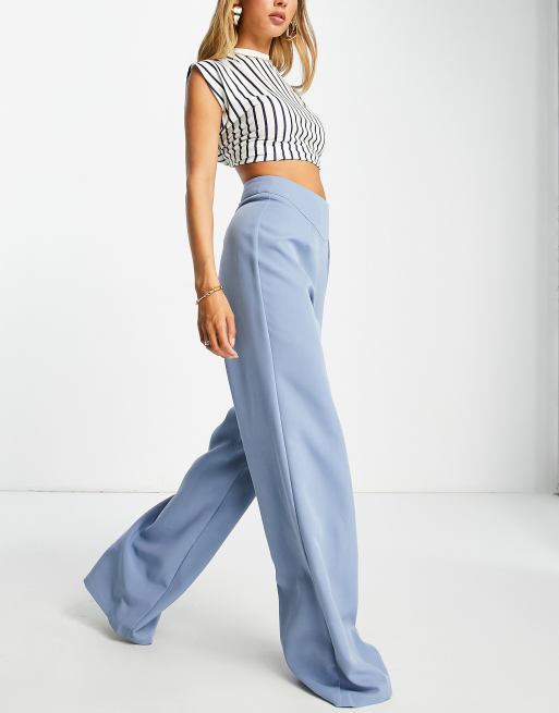 Pantalones de corte sartorial azul aciano de Unique21 (parte de un conjunto)