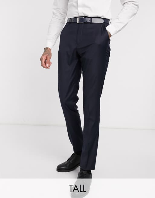 Pantalones de esmoquin con corte ajustado de Devils Advocate Tall