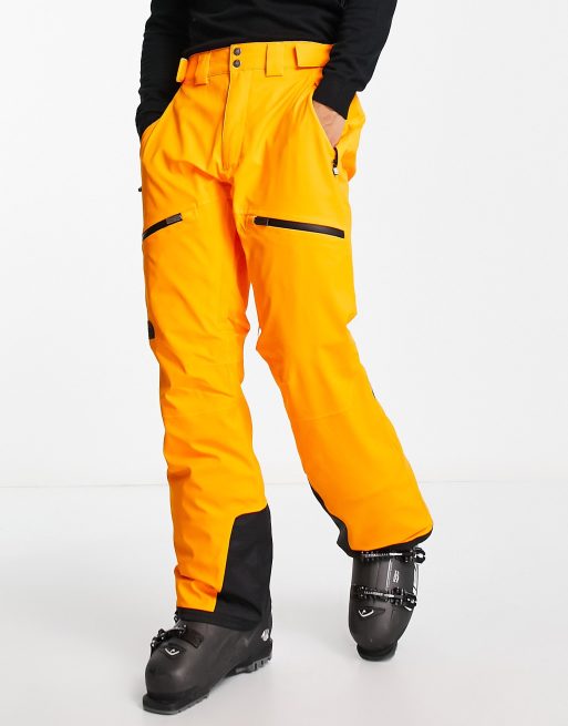 Periódico Bandido Mal Pantalones de esquí naranjas impermeables DryVent Chakal de The North Face  Ski | ASOS