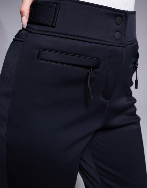 Pantalones de esquí negros de corte pitillo impermeables de softshell Ski de 4505 Hourglass , 4 de 5