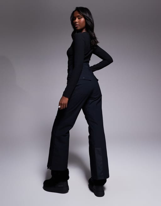Pantalones de esquí negros hidrófugos de pernera recta Ski de ASOS 4505, 2 de 5