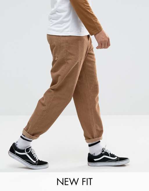 Pantalones de pana skater color tostado de ASOS