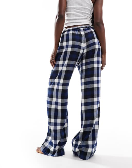 Pantalones de pijama a cuadros azul marino de Tommy Hilfiger, 4 de 5
