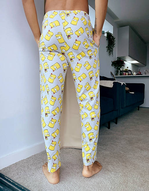 Pantalones pijama con estampado de Bart Simpson de ASOS DESIGN | ASOS