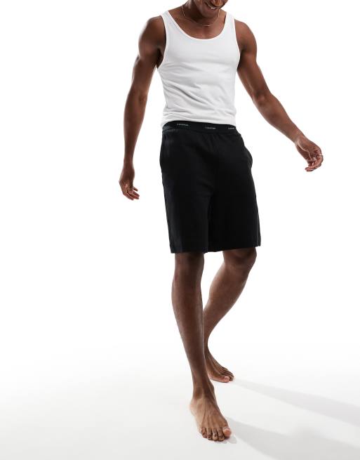 Pantalones de pijama cortos negros Modern Cotton de Calvin Klein, 3 de 4