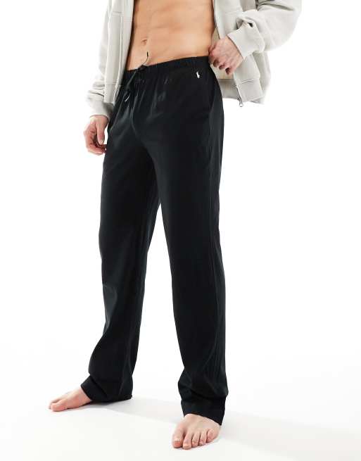 Pantalones de pijama negros de Polo Ralph Lauren