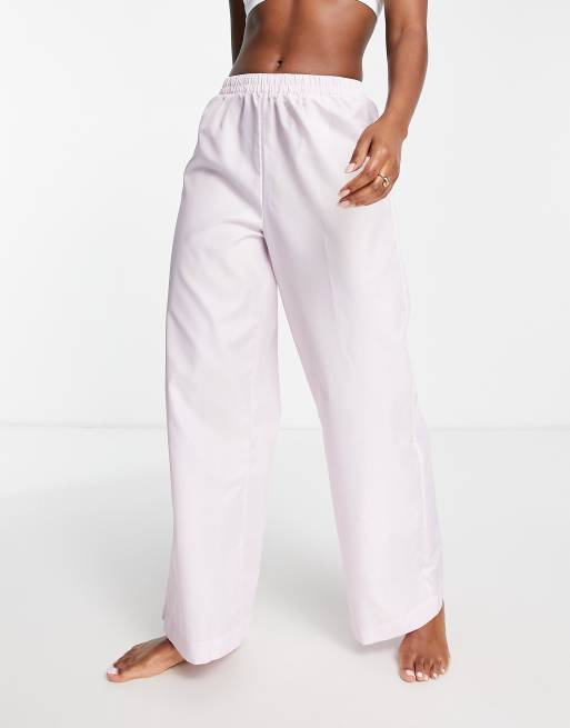 Pantalones de pijama rosas de tejido ligero Holiday de Vero Moda
