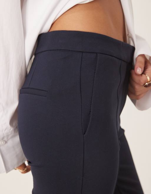 Pantalones de sastre azul marino de corte slim Paloma de Mango ASOS