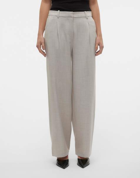 Pantalones de sastre beis de Vero Moda - view 1