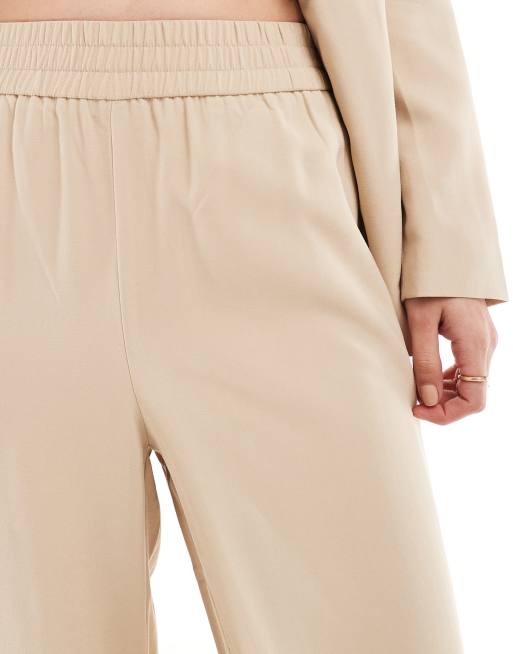 Pantalones de sastre color crema de pernera ancha Mix & Match de Vero Moda (parte de un conjunto), 5 de 5