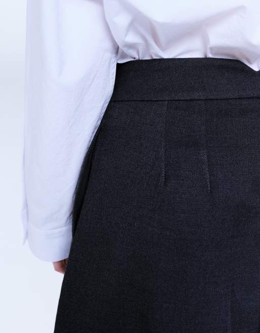 Pantalones de sastre gris carbón de corte muy ancho de ASOS DESIGN , 5 de 5